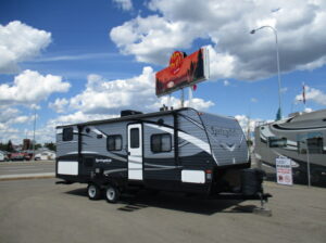 Family Trailer with Slide and Ext Kitchen – $156BW